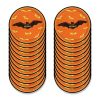 Halloween Pumpkin Blood Hand Bat Paper Plates Party Supplie Plates and Napkins Birthday Disposable Tableware Set Party Dinnerware Serves 8 Guests for