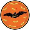 Halloween Pumpkin Blood Hand Bat Paper Plates Party Supplie Plates and Napkins Birthday Disposable Tableware Set Party Dinnerware Serves 8 Guests for