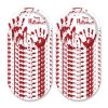 Halloween Blood Hand Bleeding Paper Plates Party Supplie Plates and Napkins Birthday Disposable Tableware Set Party Dinnerware Serves 8 Guests for Pla