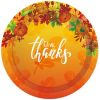 Autumn Thanksgiving Maple Leaf Paper Plates Party Supplie Plates and Napkins Birthday Disposable Tableware Set Party Dinnerware Serves 8 Guests for Pl