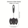 1pc, Non-Stick Nylon Frying Spatula with Bat Pattern - Heat Resistant, Anti-Slip, Multifunctional Wok Spatula for Cooking - Perfect Kitchen Supply and